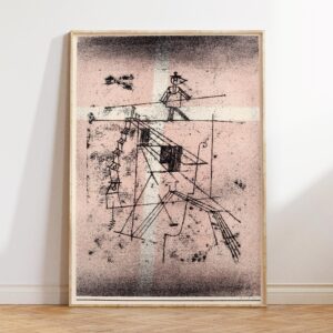 Abstract Large Wall Art Print By Paul Klee "The Tight Rope Walker | Seiltänzer