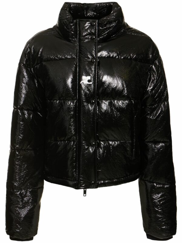 Ac Vinyl Puffer Jacket