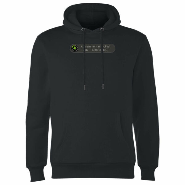 Achievement Unlocked -Fatherhood Hoodie - Black - XXL - Black