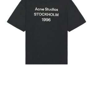 Acne Studios Exford U 1996 T-shirt in Faded Black - Black. Size S (also in M, XL).