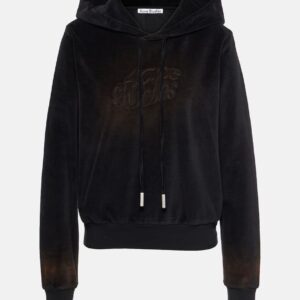 Acne Studios Faro cotton-blend velvet hoodie