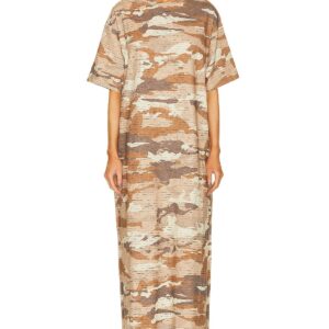 Acne Studios Maxi T-shirt Dress in Cacao Brown - Brown. Size XS (also in ).