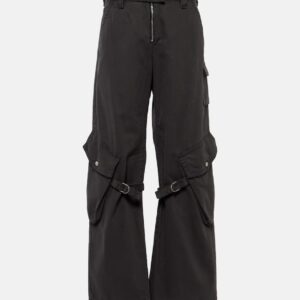 Acne Studios Mid-rise cotton canvas cargo pants