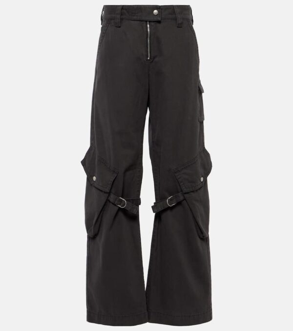 Acne Studios Mid-rise cotton canvas cargo pants