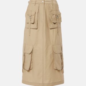 Acne Studios Technical cotton-blend cargo skirt