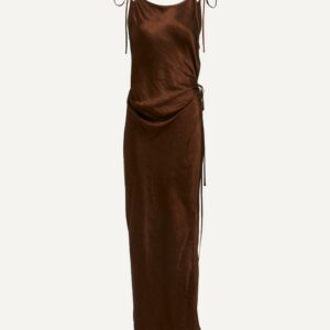 Acne Studios Women's Satin Wrap-Dress 8