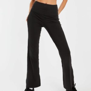 Active Black Kick Flare Yoga Pants