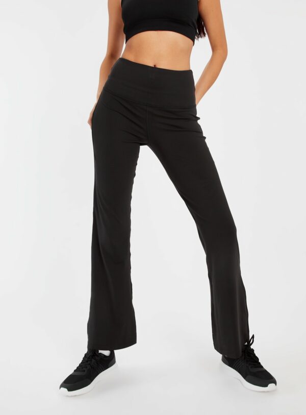 Active Black Kick Flare Yoga Pants