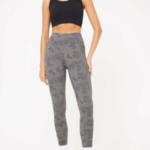 Active Charcoal Jacquard Leggings XXL