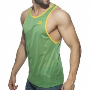 Addicted Basketball Mesh Tank Top - Green