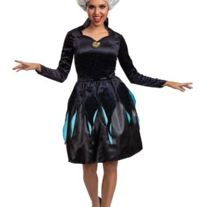 Adult Little Mermaid Live Action Ursula Fancy Dress Costume