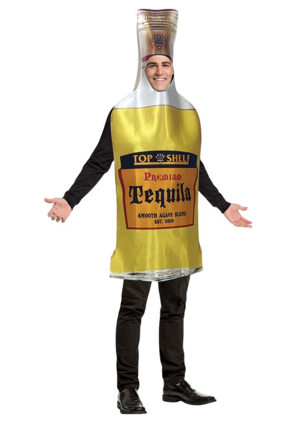 Adult Tequila Bottle Tunic Fancy Dress Costume