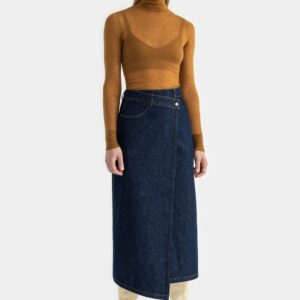 Aeron Denim Nina Midi Skirt