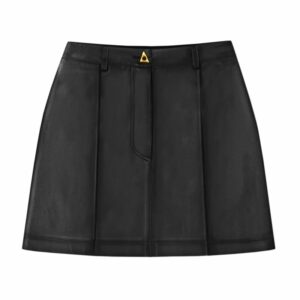 Aeron Leather Rudens Mini Skirt