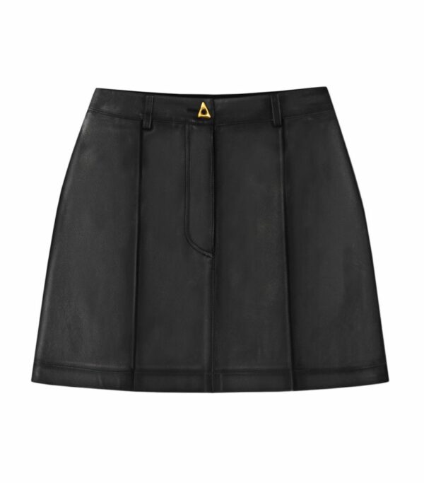 Aeron Leather Rudens Mini Skirt