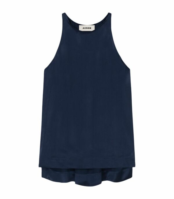 Aeron Satin Sleeveless Logan Top