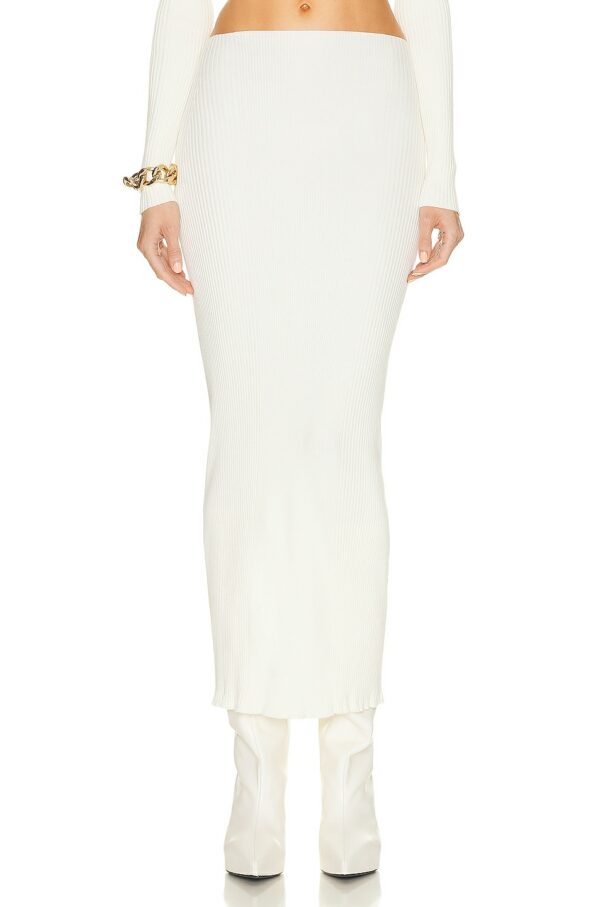 Aeron Zero 004 Maxi Skirt in Crme - Cream. Size L (also in ).