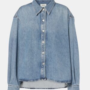 Agolde Aiden asymmetric denim shirt