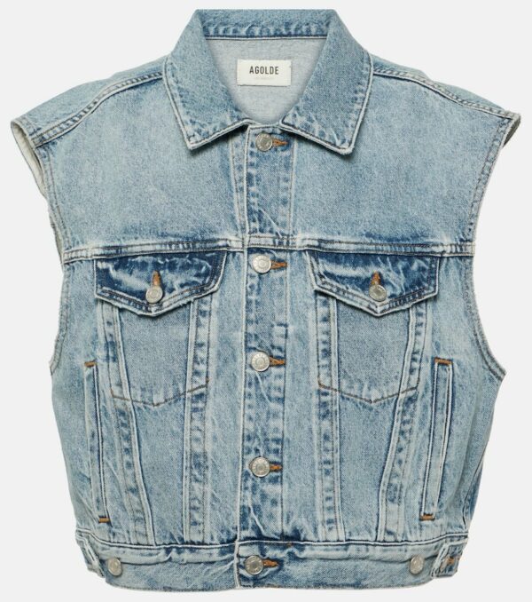 Agolde Charli denim vest