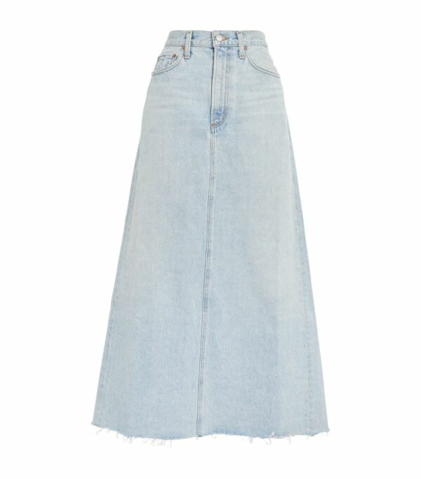 Agolde Denim Hilla Maxi Skirt