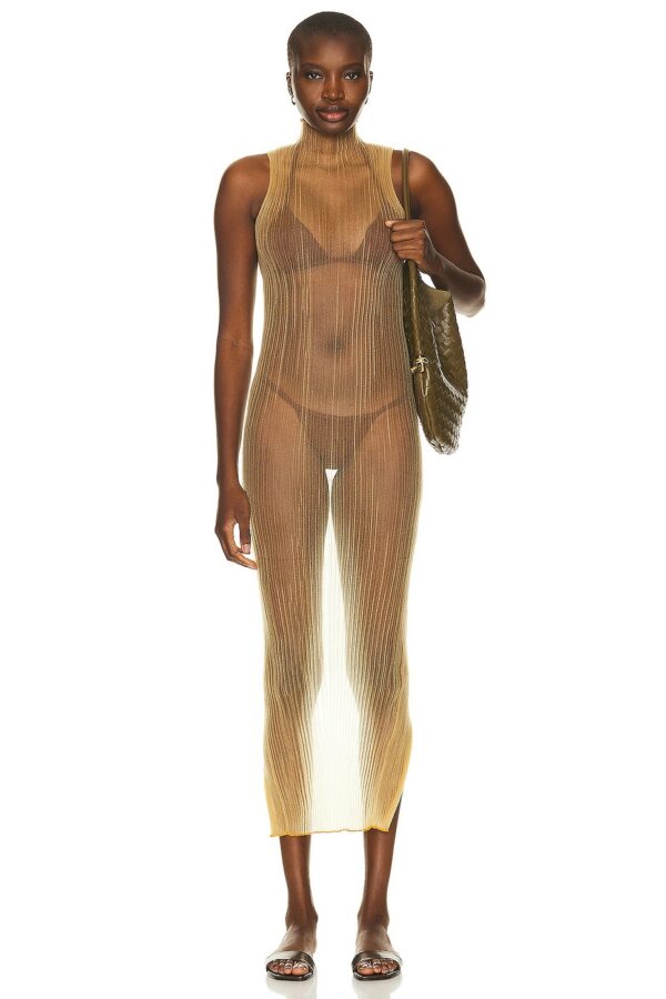 Aisling Camps Mist Tube Dress in Honey - Tan. Size L (also in M, S).