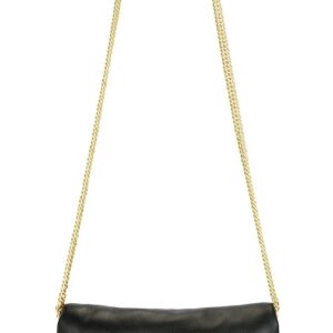 Aje Perla Padded Chain Crossbody Bag in Black.