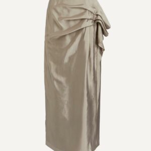 Aje Women's Immersion Silk Maxi-Skirt 6