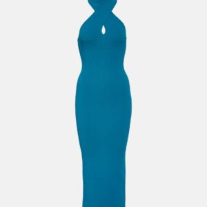 Alaïa Halterneck bodycon midi dress