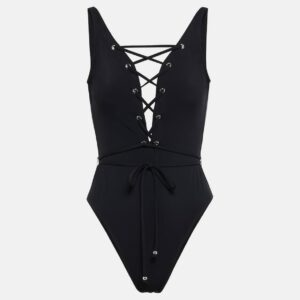 Alaïa Lace-up swimsuit