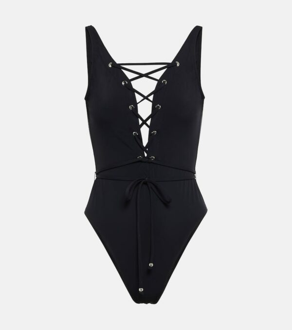 Alaïa Lace-up swimsuit