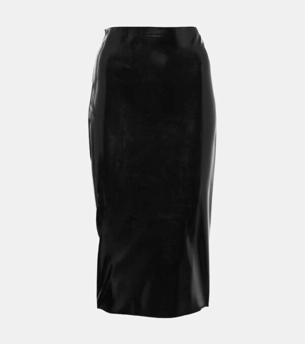 Alaïa Latex pencil skirt