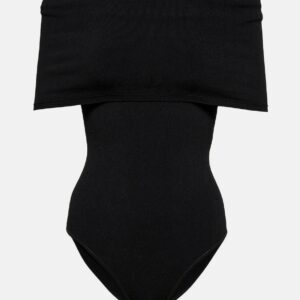 Alaïa Off-shoulder knit bodysuit