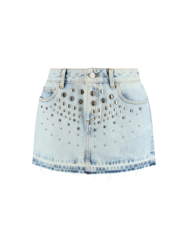 Alessandra Rich - Denim Mini Skirt