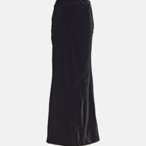 Alessandra Rich High-rise silk-blend maxi skirt