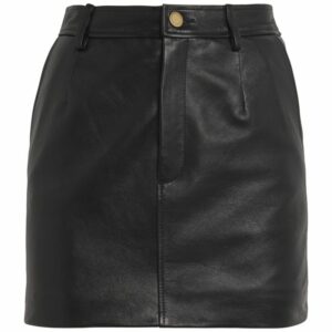 Alessandra Rich Leather Mini Skirt