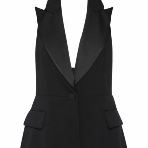 Aletta Granitè Open Back Tuxedo Vest