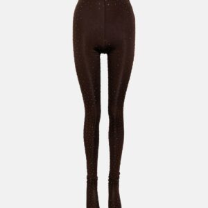 Alex Perry Rane embellished jersey tights