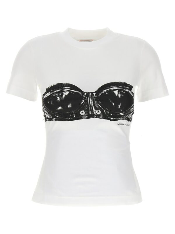 Alexander McQueen Biker Bra T-shirt