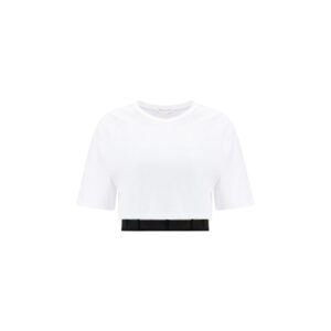 Alexander McQueen Bustier Hybr T-shirt