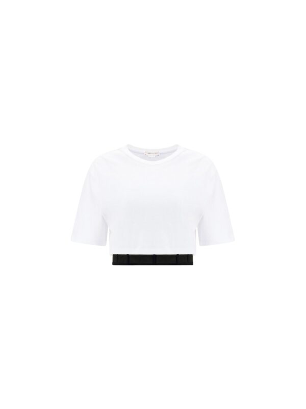 Alexander McQueen Bustier Hybr T-shirt