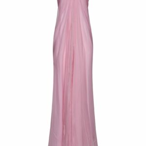 Alexander McQueen Bustier Strapless Draped Dress