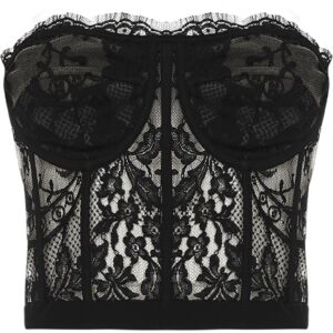 Alexander McQueen Lace Corset Top