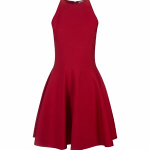 Alexander McQueen Red Skater Mini Dress