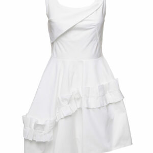 Alexander McQueen Ruffle Asymmetric Skirt