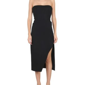 Alexander McQueen Strapless Midi Dress