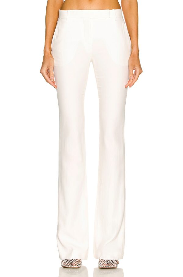 Alexander McQueen Tailored Pant in Light Ivory - Ivory. Size 38 (also in 36, 40).