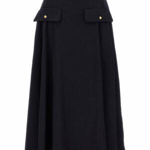 Alexander McQueen Wide Midi Skirt