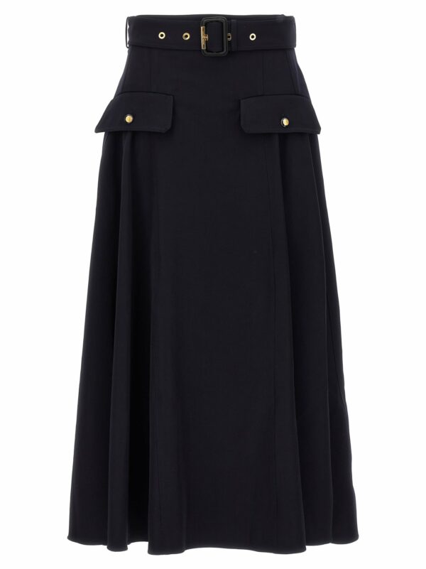 Alexander McQueen Wide Midi Skirt