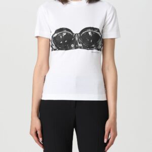 Alexander Mcqueen Biker Bra T-shirt in cotton