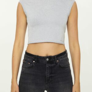 Alexander Wang Lurex Crop Top